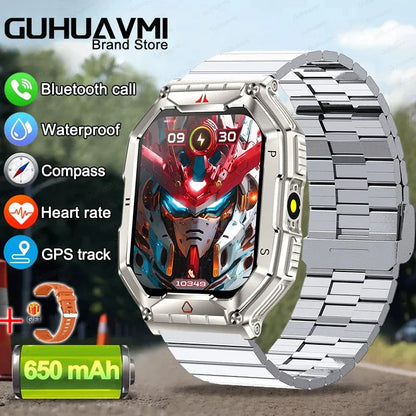 2025 New Men's Smart Watch 360 * 360 HD Touch Screen Sports Waterproof Smartwatch Health Monitoring Bluetooth Call Smart Watches