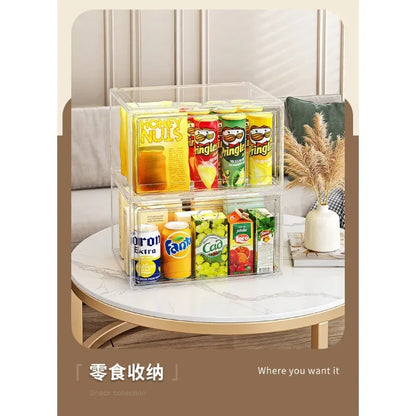 Shoe box, hard box, magnetic suction, front side opening storage, transparent acrylic bag, hand-held storage box, shoe cabinet