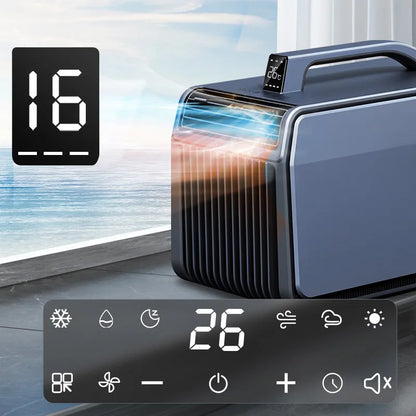 New Outdoor Portable Air Conditioner Compact Heating Cooling Mobile AC for Camping Tent