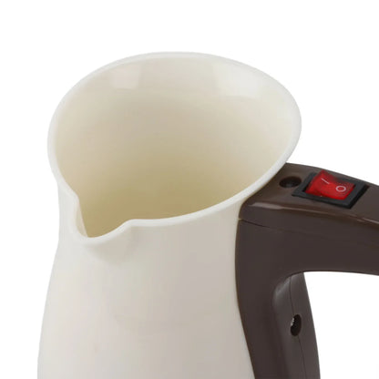 500ml Electric Coffee Pot with Handle Stainless Steel Electric Coffee Making Hot Tea Kettle