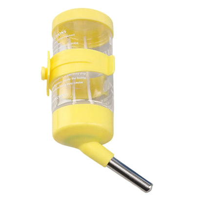 Hamster Drinker Water Bottle No Drip Small Animal Water Dispenser Pet Drinker Stand for Guinea Pigs/Hamsters/Bunnies/Ferrets