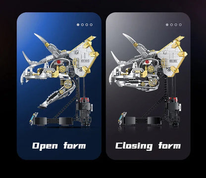 Mechanical Dinosaurs Building Blocks Model Simulated Electric Toys Christmas Gifts for Boys Kids Children Technical Toy Ornament