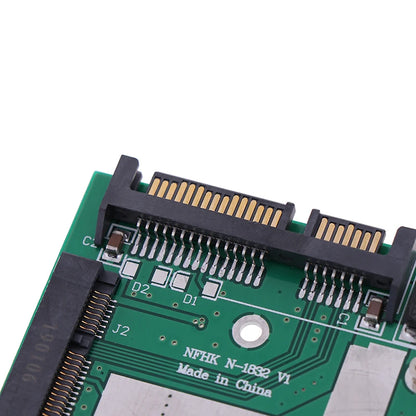 MSATA SSD to 2.5'' SATA 6.0gps module adapter converter card board mini pcie ssd