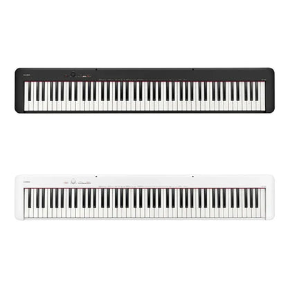 CASIO CDP-S110 Portable Digital Piano, 88-Key Scaled Hammer Action Keyboard, Bluetooth MIDI, Battery-Powered