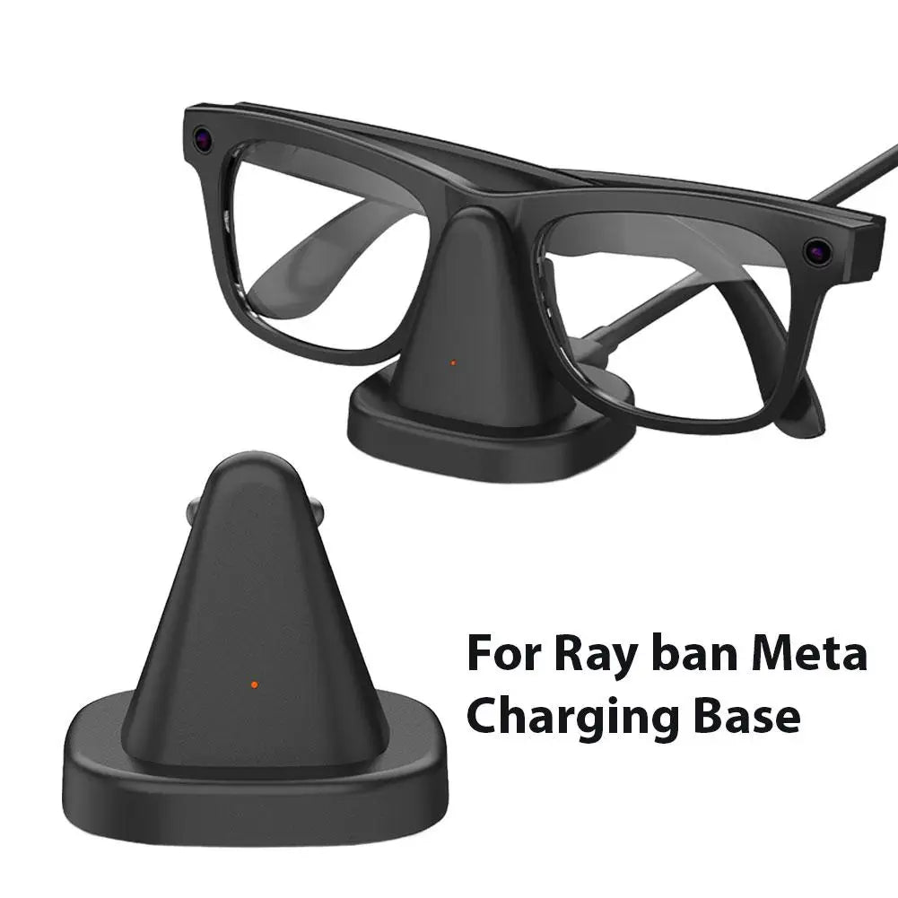Smart AI Glasses Base Charging Dock For Ray Ban Meta Fast Charging Mini Non-slip Portable Charging Dock Smart Accessories