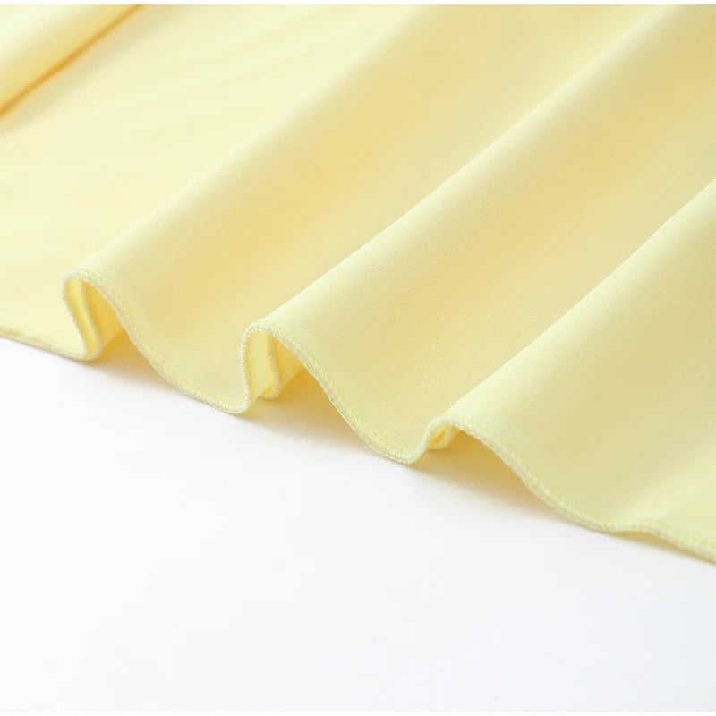 Butter Yellow Mesh Splicing Long Dress Elegant Strapless Split Backless Pleated Gowns For Women 2026 Lady Evening Party Gowns
