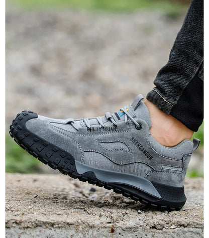 Fashion Steel Toe Cap Shoes For Men Anti Scalding Anti Smashing Wrok Safety Boots And Anti Puncture Protective Male Footwear