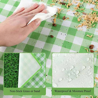 Foldable & Portable Picnic Blanket Thickened Waterproof Beach Blanket Lightweight Camping Tent Grassland Mat For Parties Travels