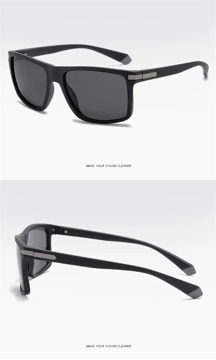 Outdoor Sport Square Nearsighted Sunglasses With Diopters Driving Anti-Glare Prescription Sun Glasses For Men 0 -0.5 -0.75 To -6