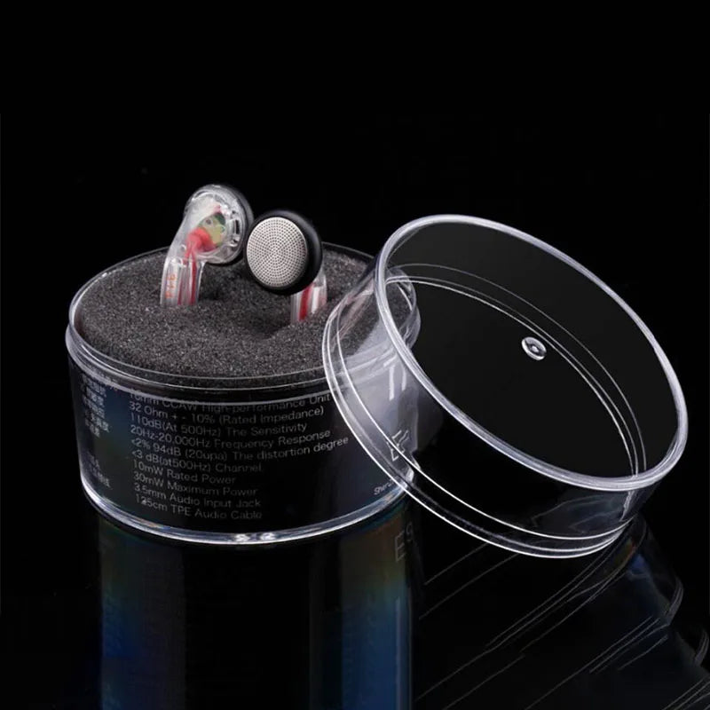 Paiaudio PR1 32ohm High Fidelity Sound Quality Stereo HiFi Audiophile Earphone Earbud