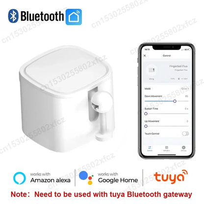 Aubess Tuya WiFi Finger Robot Switch Smart Home ZigBee Mechanical Arm Bot Button Pusher Smart Life Voice Control Alexa Google