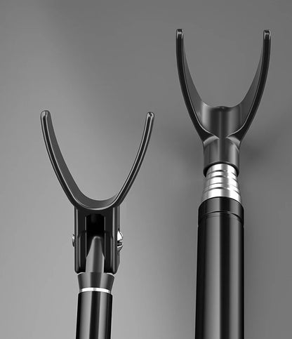 Shawto 2.1M Stainless Steel Thickened Telescopic Fishing Rod Holder 7 Section Bracket Rack Pole Stand Fishing Tools