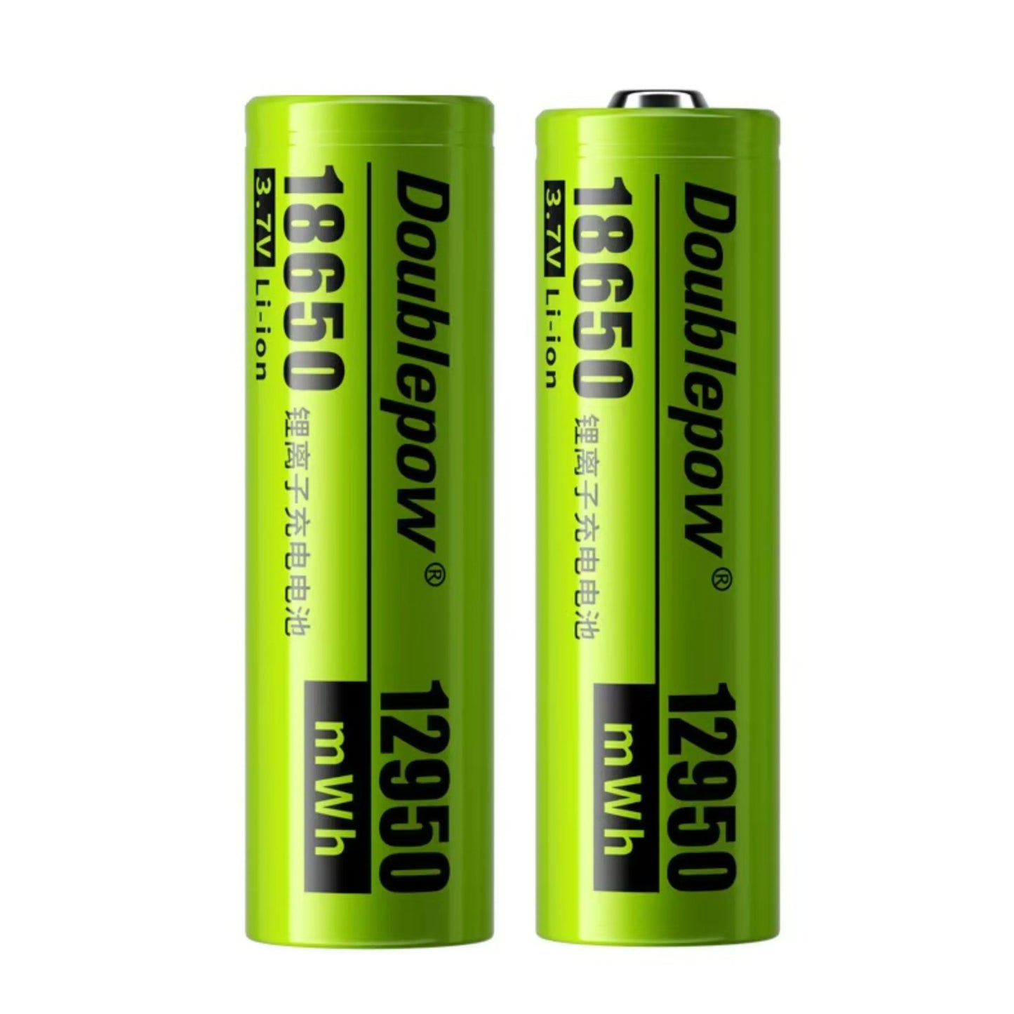 2pcs/lot 18650 rechargeable battery 12950mwh 3.7V lithium battery with 2 slot multi-function charger