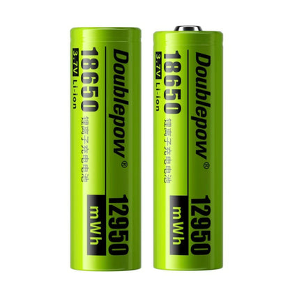 2pcs/lot 18650 rechargeable battery 12950mwh 3.7V lithium battery with 2 slot multi-function charger