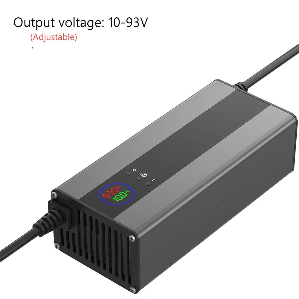10A 15A 24V 48V 58.4V 72V 60V 67.2V 84V Li-ion Lifepo4 Lithium Battery Charger Curren Adjustable 13S Charge 8S 16S 20S 24S parts