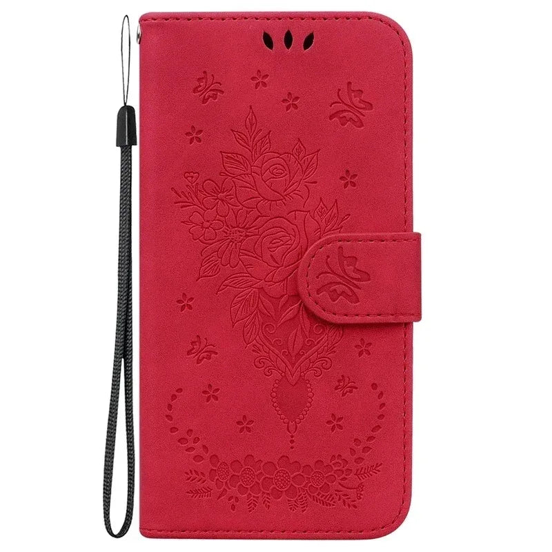 For Xiaomi Redmi 13 Case Solid Color Leather Flip Phone Case for Xaomi Redmi 13 Cover Redmi13 13C 5G Wallet Card Slots Etui