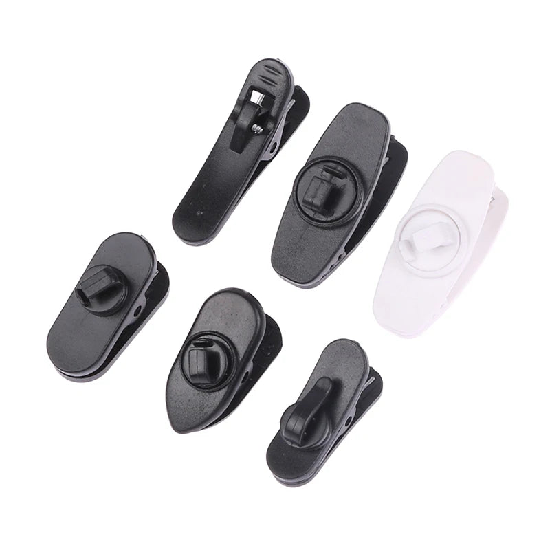 10PCS Earphone Cable Wire Clip Cord Collar Plastic Nip Clamp Organization Holder Headset Audio Line Protable