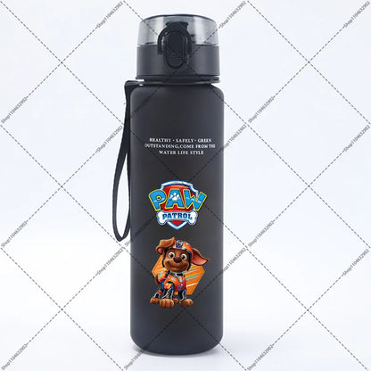 Paw Patrol 650ML Water Bottles Cartoon Anime Pattern Printed Sports Bottle Women Men Outdoor Fashion Cup Birthday Party Gifts