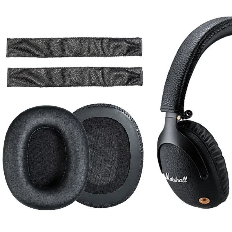 Earpads/headband holster for Marshall Monitor Bluetooth Headphones Replacement Ear pads Cushions Earpad Repair Parts No original