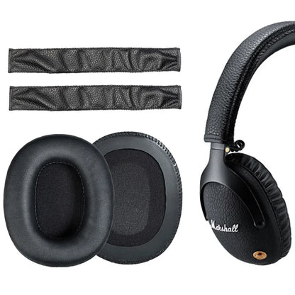 Earpads/headband holster for Marshall Monitor Bluetooth Headphones Replacement Ear pads Cushions Earpad Repair Parts No original