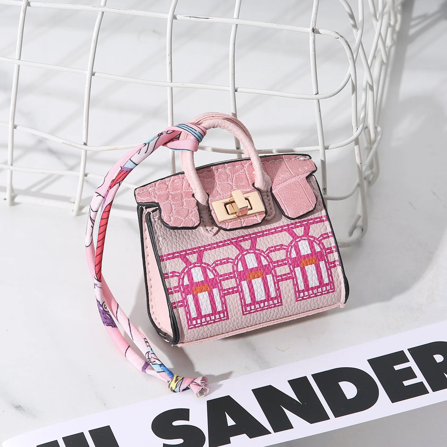 2026 New Mini House Small Bag, Handheld, Portable, Hand Rope, Bluetooth Earphone Bag, Zero Wallet, Multi Functional Small Bag