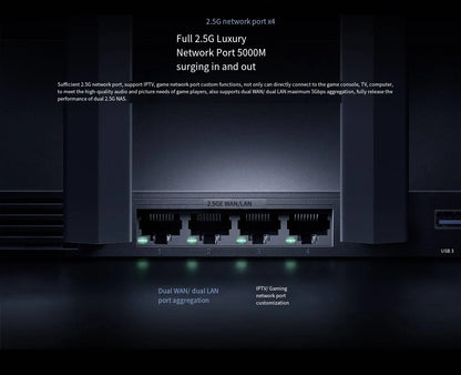 Xiaomi  Wireless Wifi 7 Router BE7000 Signal Booster Repeater Extend Gigabit Amplifier 160MHz 1GB Memory Tri-band Mesh Mi Route
