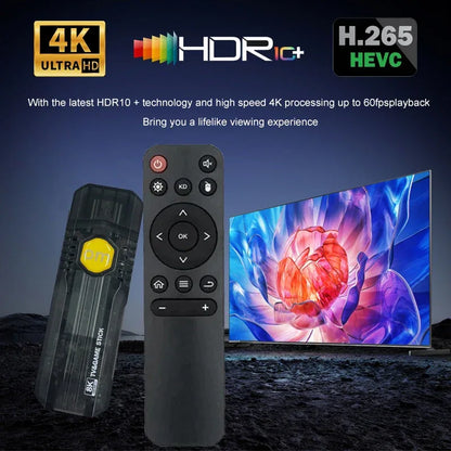 TV Stick OM Android 13 HDR 4K 1080P Amlogic S905L quad-core WiFi 4G 8GB 128GB Smart streaming Media Player iptv