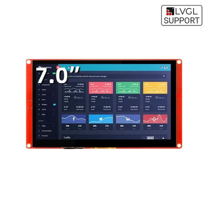CrowPanel- 7.0 Inch Smart Graphic 800x480 RGB SPI TFT LCD Module Touch Screen Display ESP32 for Arduino MicroPython