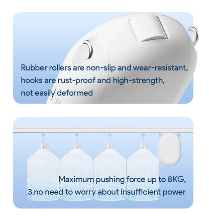 Tuya Zigbee/Bluetooth Track Curtain Robot Tuya Smart Rail Curtain Robot Smart Curtain Pusher Robot Support Siri Alexa Voice