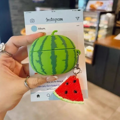 Simulation fruit 3D watermelon cute earphone cover for Huawei Freebuds Pro5 Pro4 Pro3 Pro2 4i 5i 6i 7i 4 5 FreeClip FreeClip2