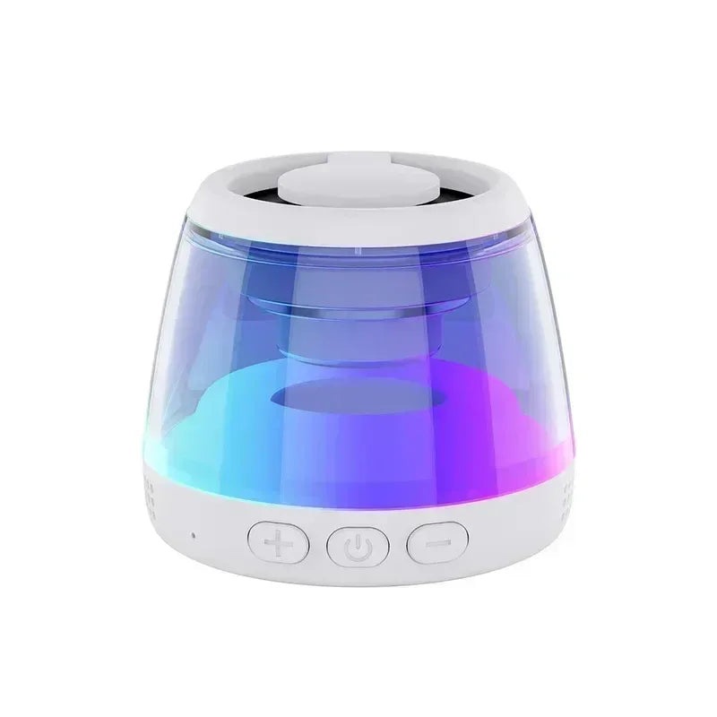 Mini Portable Speaker Magnetic Bluetooth Speaker RGB Magnetic Phone Holder Ring Wireless Sound Box Bluetooth Speaker Tower