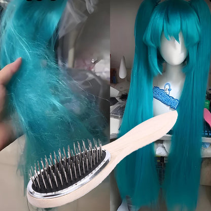 Professional Brush For Wig Anti Static Steel Comb for Tangle Hair Extensions Training 2030