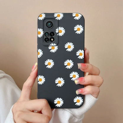 For Xiaomi Mi 10T 5G Phone Case Matte Liquid Silicone Shell For Xiaomi Mi 10T Pro 5G Cute Cat Cartoons Ultrathin Fashion Fundas