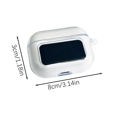 For A9 Pro Headset Case Earphone Case For Airpods Protective Cover Anti-Fall Shockproof Dustproof Transparent Silicone Case