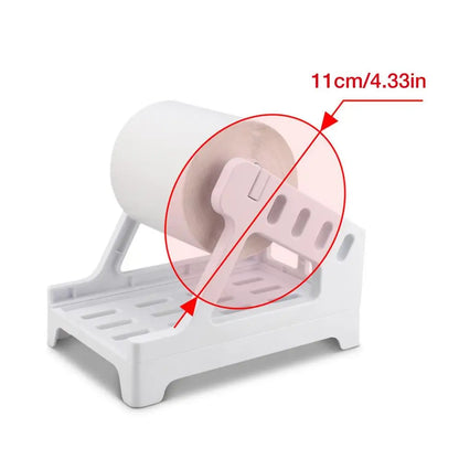 Desktop Printer Home Office Storage School Thermal Label Holder For Rolls Fanfold Accessories Durable Stand External Universal