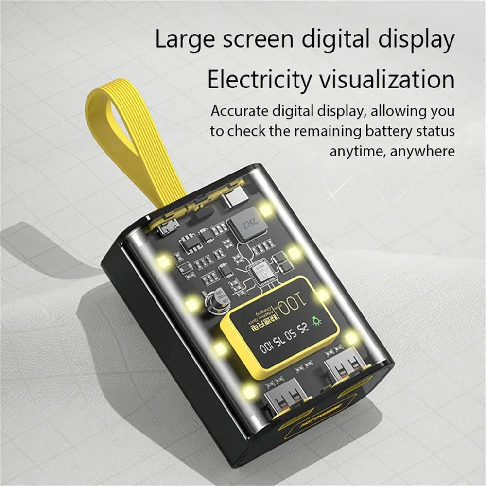 DIY Power Bank Box for 3*18650 Batteries Dual USB Fast Charging 5V 2A With LED Night Light Battery Case For Phone Charging
