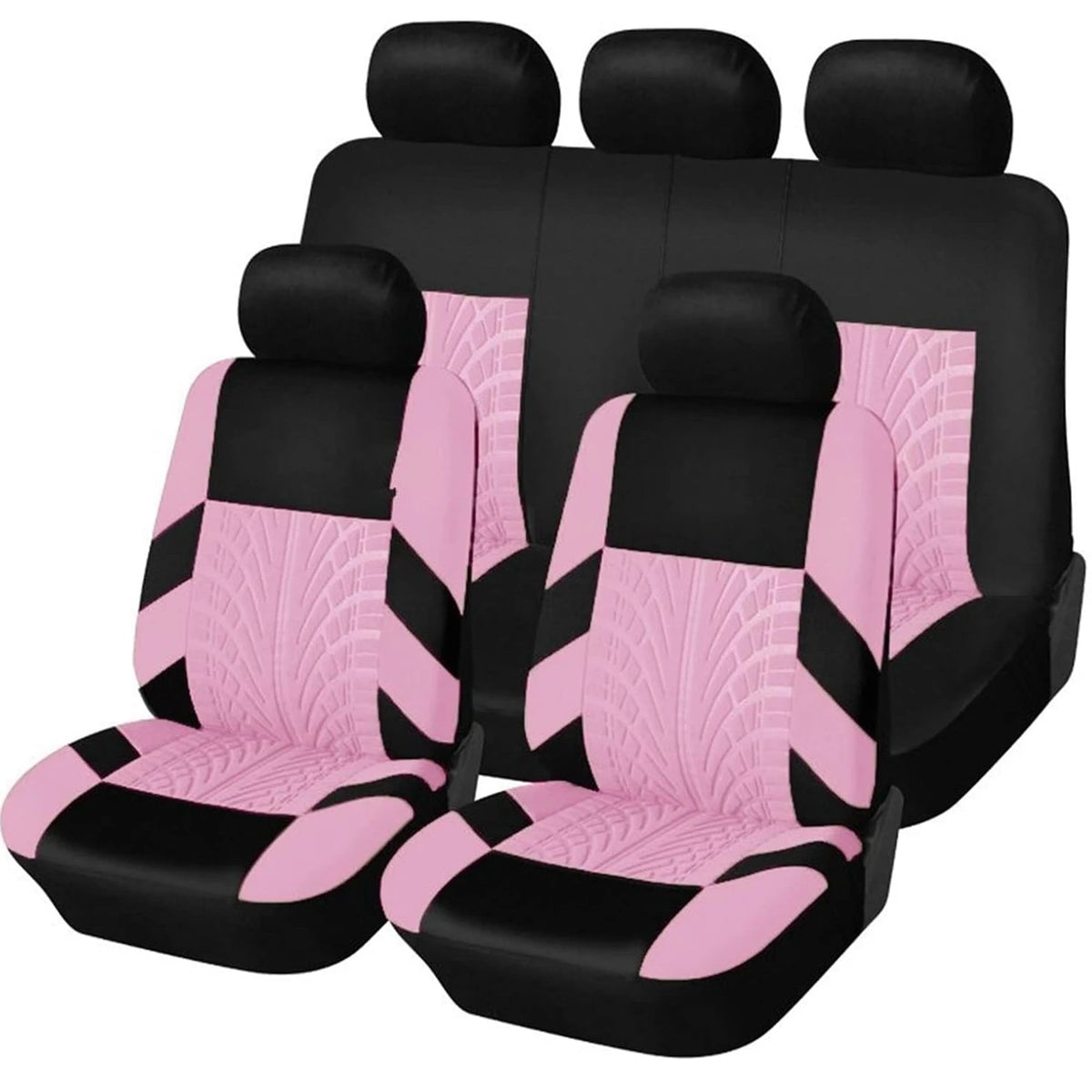 Customized Four Seasons Universal Polyester Full Set Car Seat Covers by PDG ibma