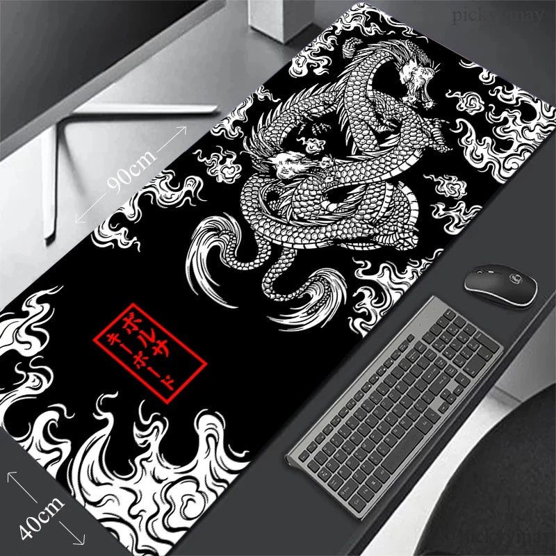 Fish Mouse Pad Gaming Mousepad Mat Gamer Mouse Mat Keyboard Mat Desk Mat Carpet Mausepad XXL For Computer Laptop Pad