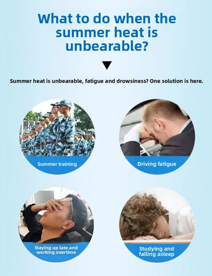 Cooling Gel Patches Summer Essential Refreshing Ice Pack Student Brain Boosting Cooling Patch Mobile Phone Cooling down