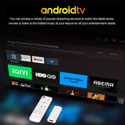 Smart TV Stick H96 MAX H313 2GB 16GB 8GB Android 14 Wifi6 BT5.0 Quad Core Home Media Player Voice Assistant TV Stick