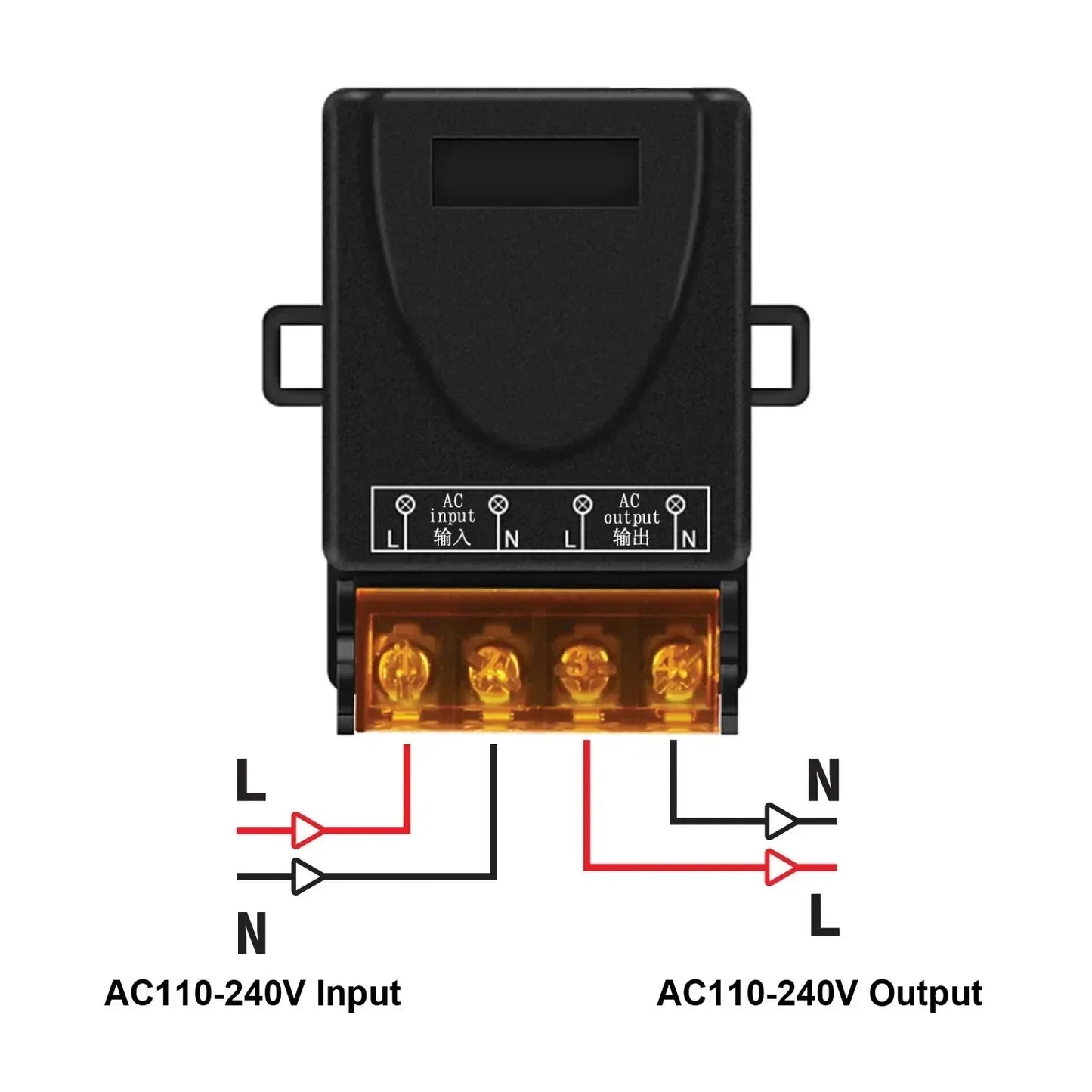 Universal Remote Control Switch 433mhz Wireless Switch AC 220V Relay and On Off Transmitter for Light Lamp Water Pump Door