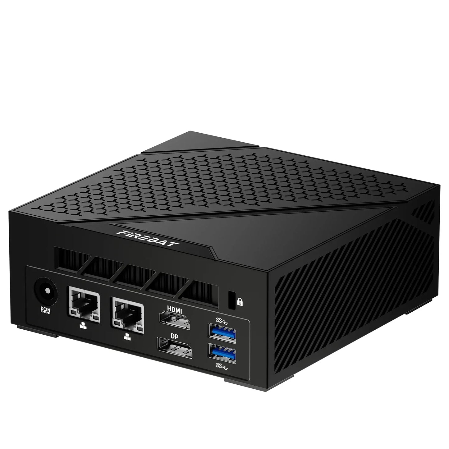 FIREBAT MINI PC AM02 AMD Ryzen 5 6600H 16GB DDR5 RAM 512GB SSD WIFI6 BT5.2 Windows11 Portable Desktop Computer Network port HDMI