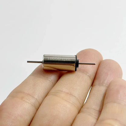 Mini 0816 Dual Axis 8mm Micro Motor DC 12 Volt 13500RPM/18000RPM Hollow Cups High Speed Strong Magnetic 1mm Diameter Shaft