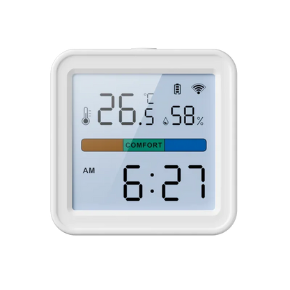 Tuya New WiFi Temperature Humidity Sensor Smart Life Backlight Hygrometer Thermometer Sensor Support Alexa Google Home Assistant
