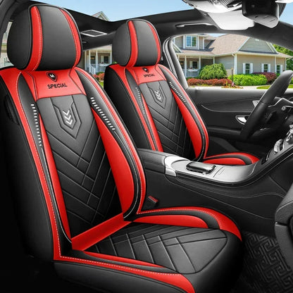 1pcs All inclusive seat cover full leather car seat cushion Driver's seat cover or passenger seat cover all season universal pad by PDG ibma
