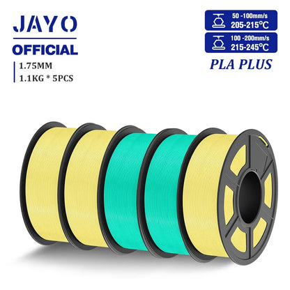 JAYO PLA/PLA META/PETG/SILK/PLA+/Wood/ ABS/Marble 3D Printer Filament 1.75mm 5KG 3D Printing Materials for 3D Printer&3D Pen