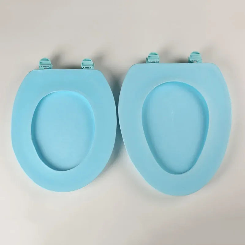 EVA Toilet Cover Bathroom Warmer Toilet Seat EVA Waterproof Toilet Seat Cover Pad Waterproof Removable Toilet Seat Pad Household