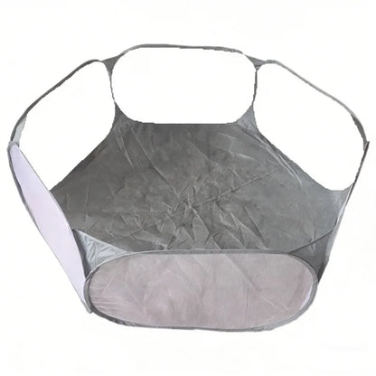 Foldable Open Pet Playpen Portable Transparent Pet Cage Yard Fence for Dog Cat Rabbit Hamster Guinea Pig Indoor Outdoor