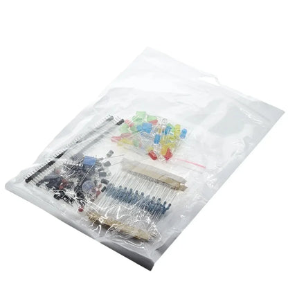 Electronics Components Basic Starter Kit for Arduino UNO Pi with LED Buzzer Capacitor Resistor Button