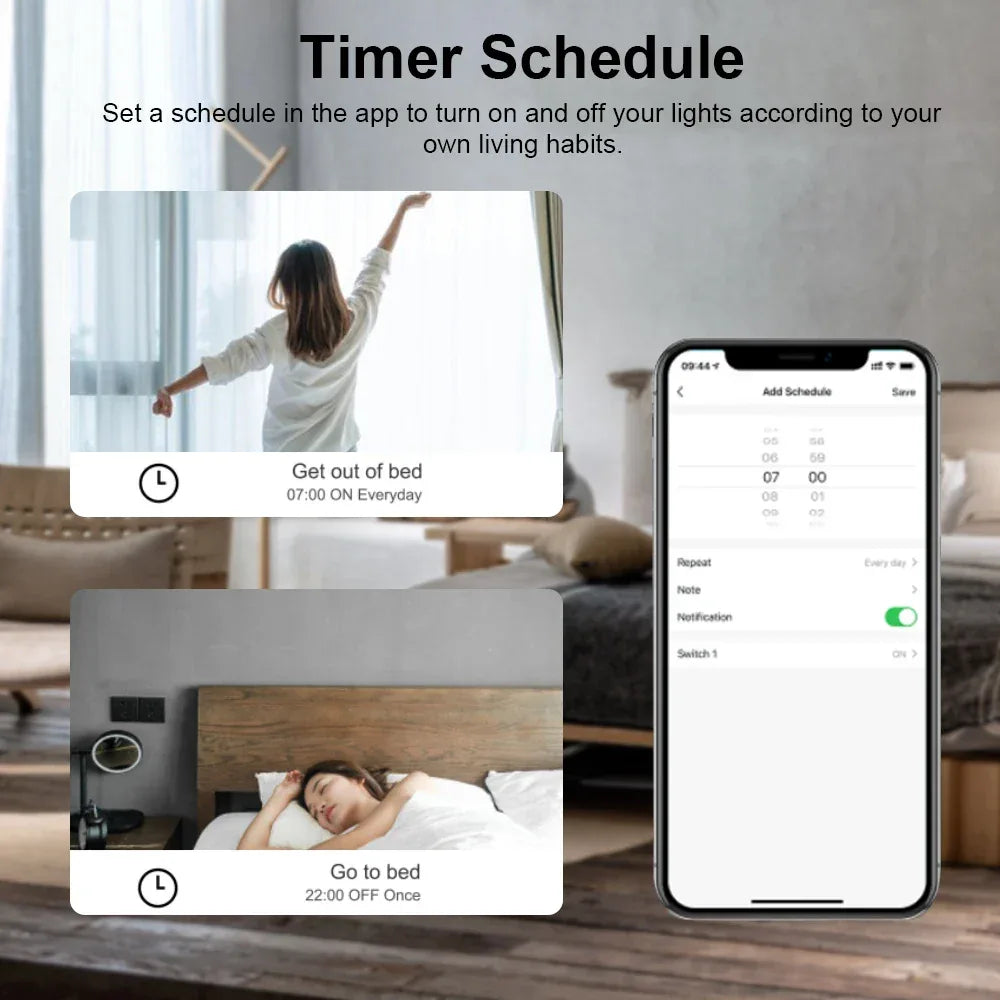 Tuya Smart Home 4CH Relay Module AC/DC 7-32V AC 220V 10A Wifi Switch 4 Channels RF433 Receiver Work With Vioce Alexa Google Home